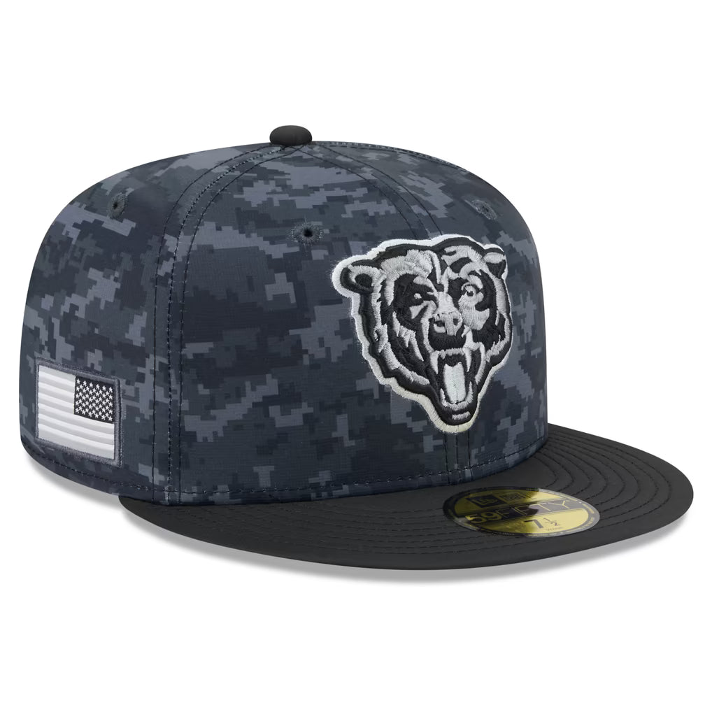 New Era 5950 Chicago Bears NFL 2026 Salute To Service Fitted Hat