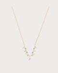 PERSEE Yellow Gold and Diamond Triangle Tennis Necklace(Yellow Gold)