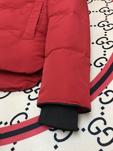 Canada Goose Hooded Down Jacket – Red (Unisex)