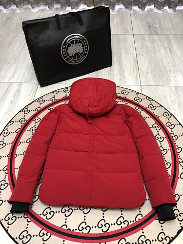Canada Goose Hooded Down Jacket – Red (Unisex)