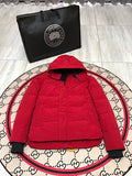 Canada Goose Hooded Down Jacket – Red (Unisex)