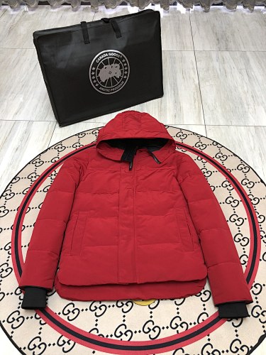 Canada Goose Hooded Down Jacket – Red (Unisex)