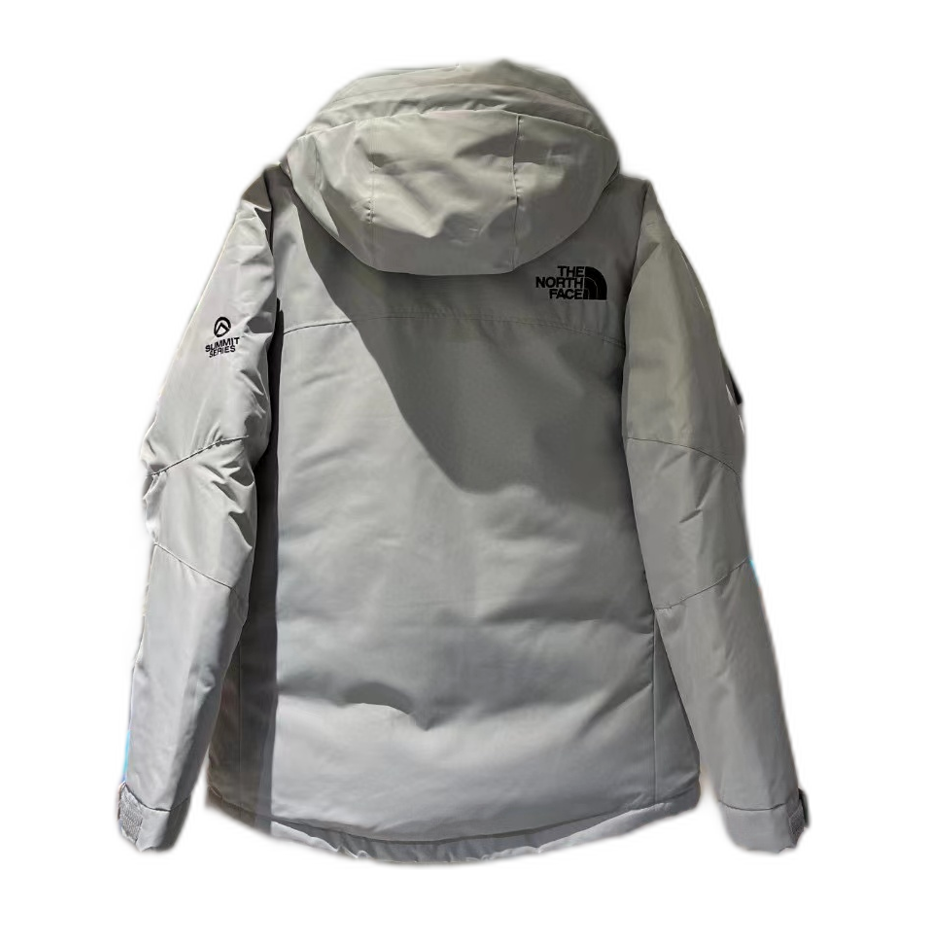 The North Face Himalayan Down Parka in Grey & White