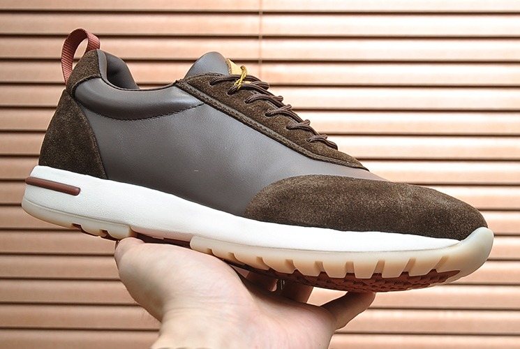 Loro Piana Paneled Lace-Up Sneakers