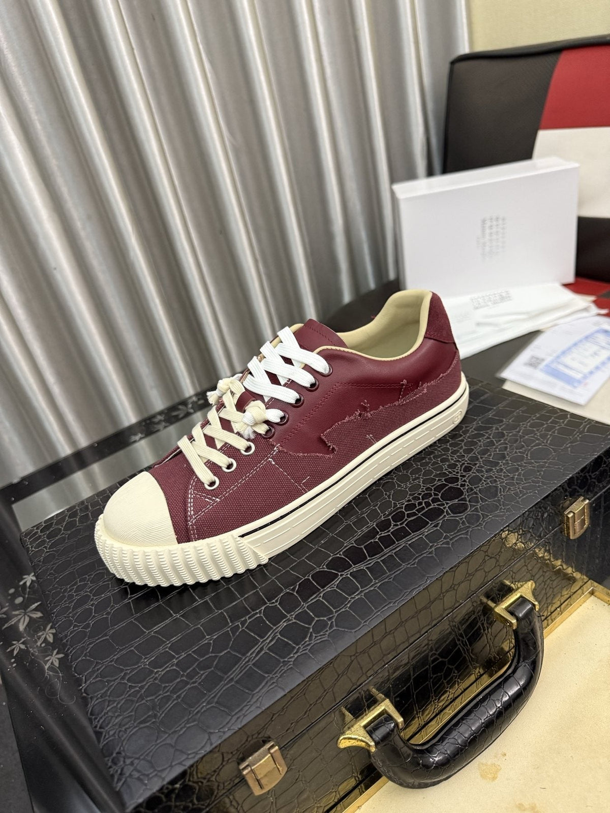 Maison Margiela Paneled Low-Top Sneakers