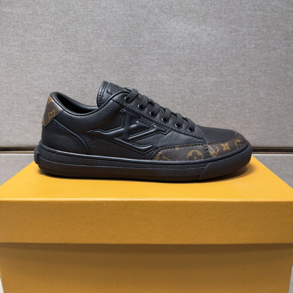 Louis Vuitton Monogram Accent Low-Top Sneakers