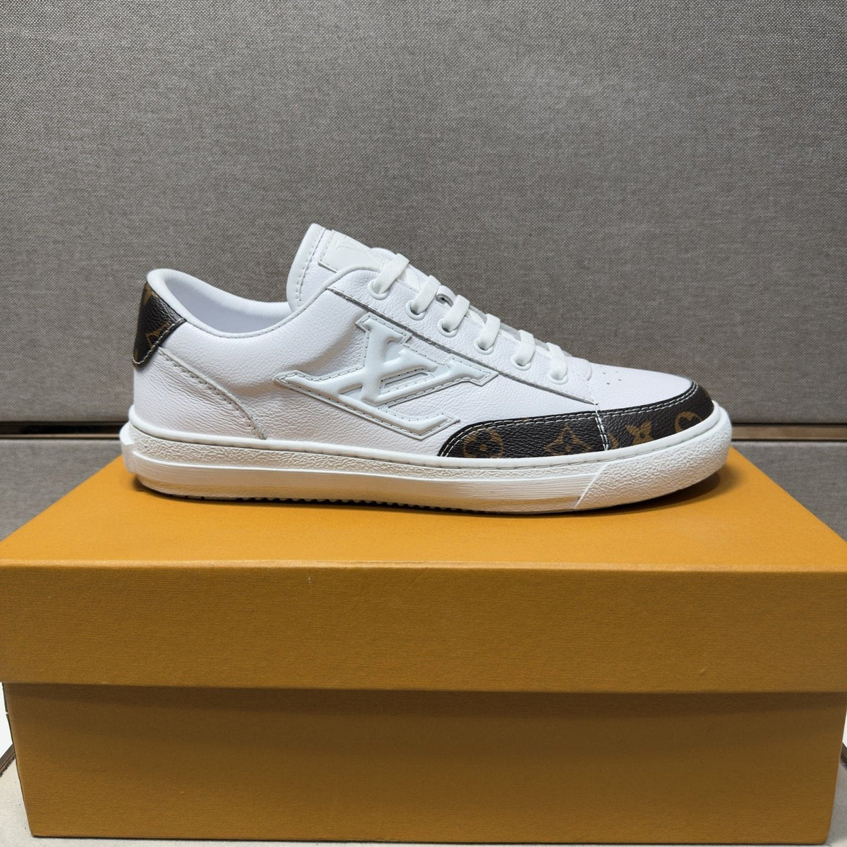 Louis Vuitton Monogram Accent Low-Top Sneakers