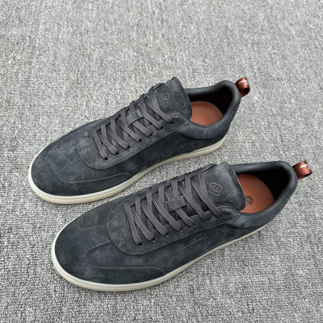 Loro Piana Men's Soho Walk Low-Top Sneakers