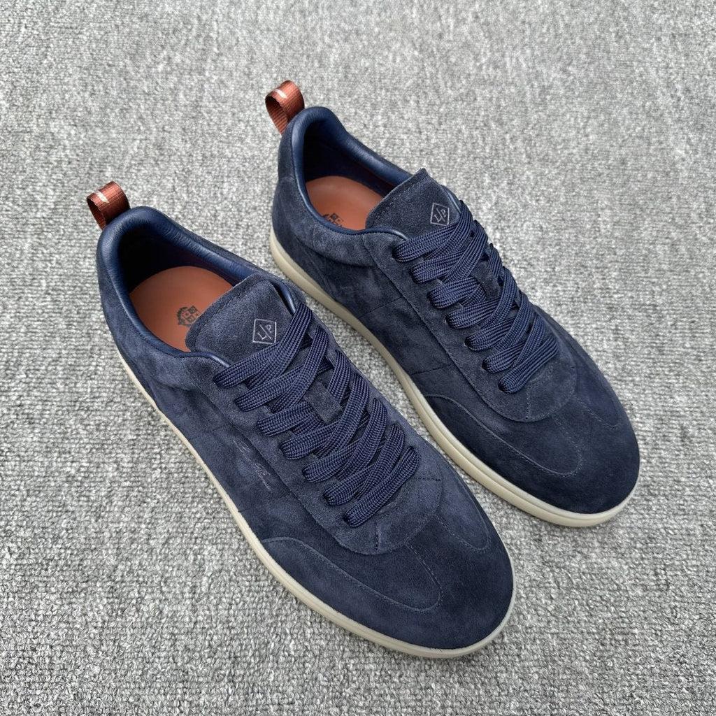 Loro Piana Men's Soho Walk Low-Top Sneakers