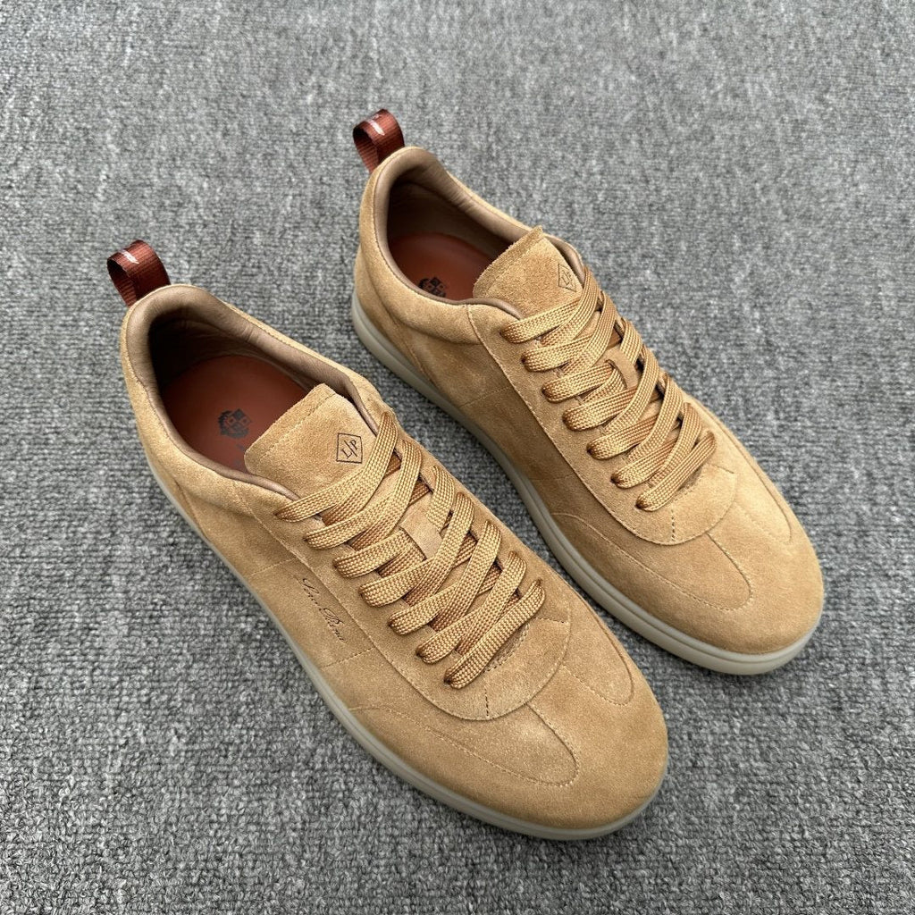 Loro Piana Men's Soho Walk Low-Top Sneakers