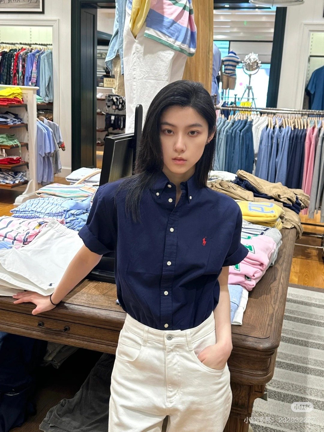 Ralph Lauren Oxford Short-Sleeve Button-Front Shirt